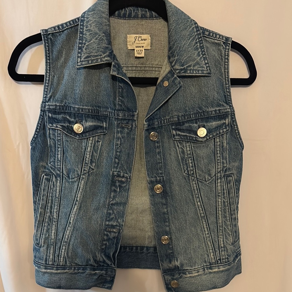 J. Crew Denim Vest